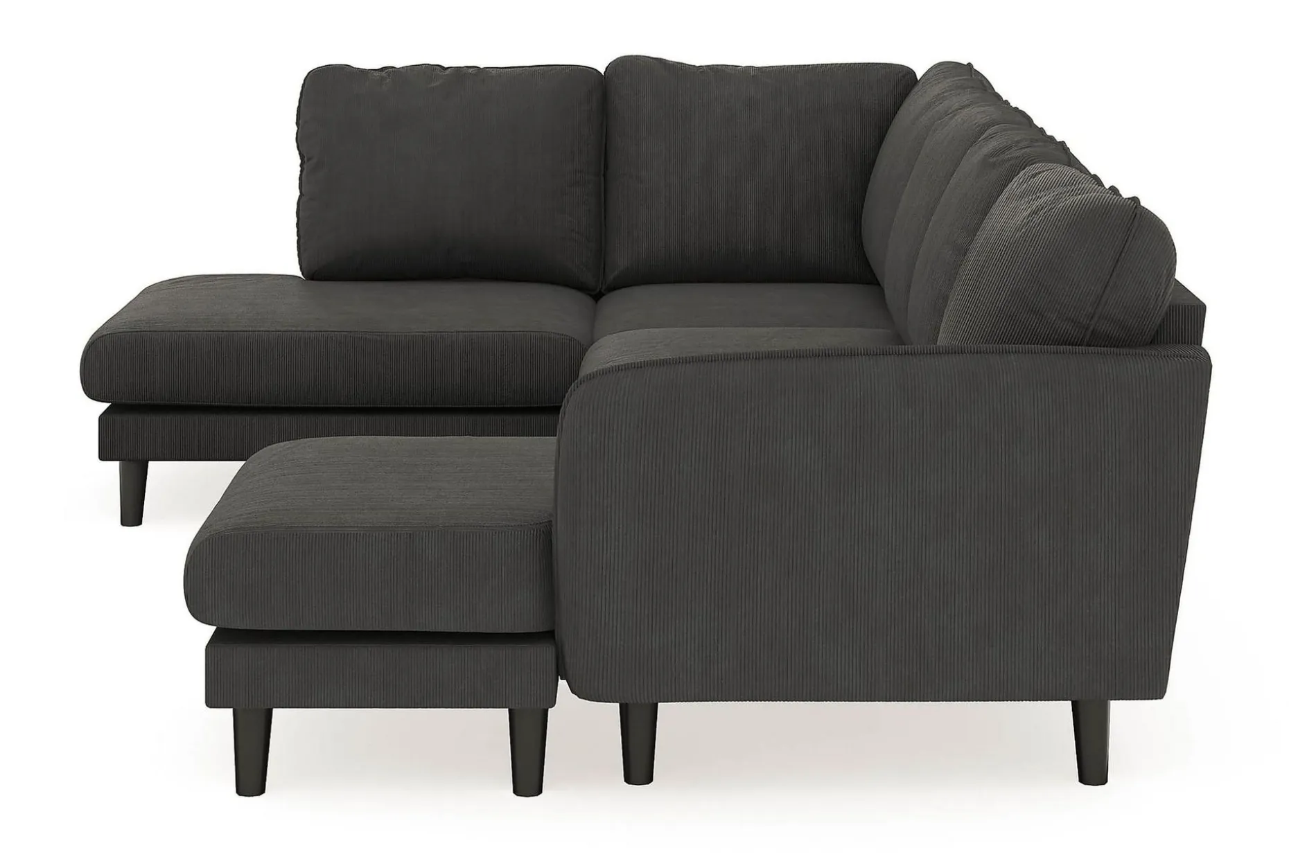 Trend Lyx 4-seters Høyrevendt U-formet Sofa med Divan og Sjeselong i Manchester