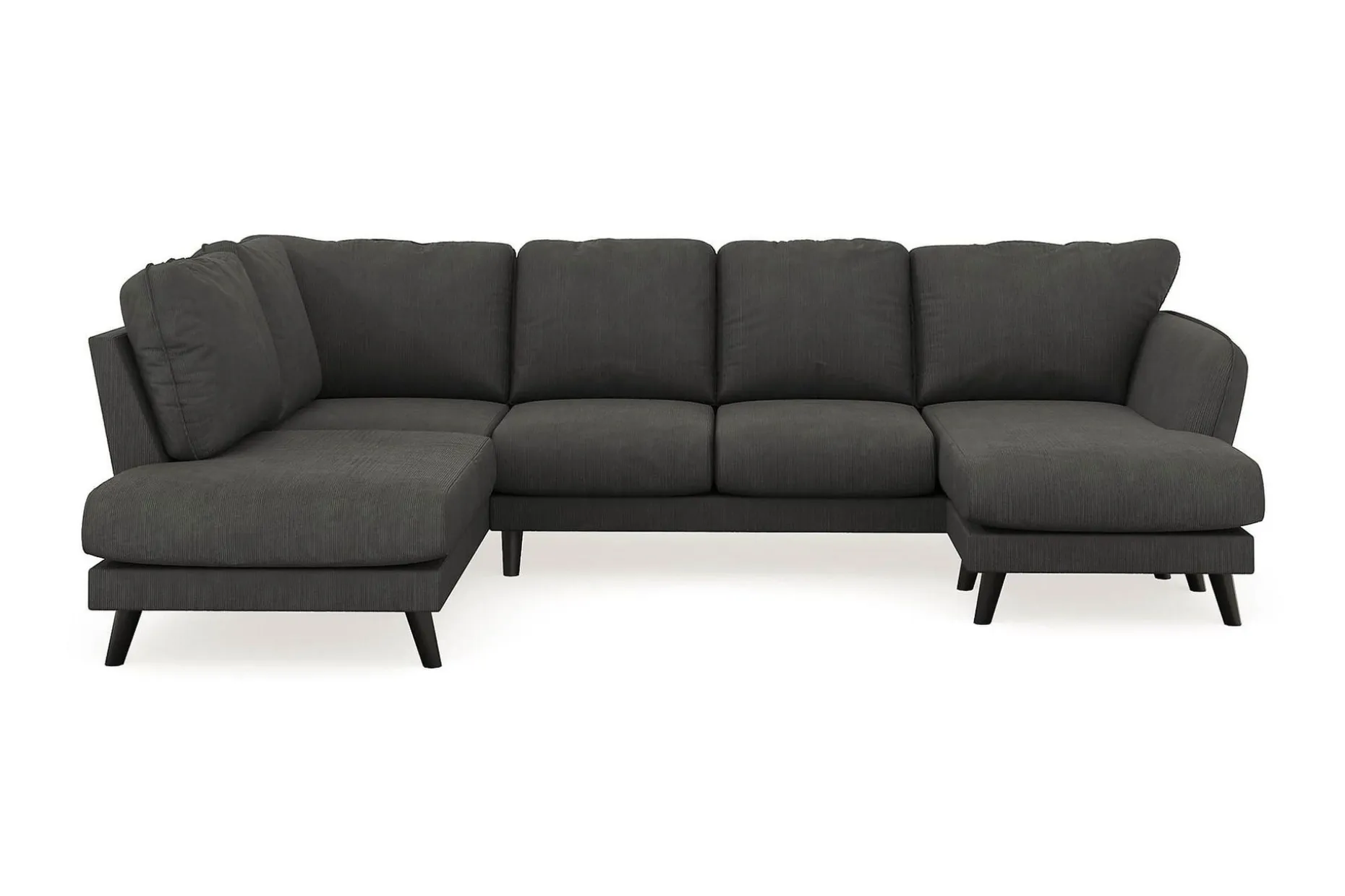Trend Lyx 4-seters Høyrevendt U-formet Sofa med Divan og Sjeselong i Manchester