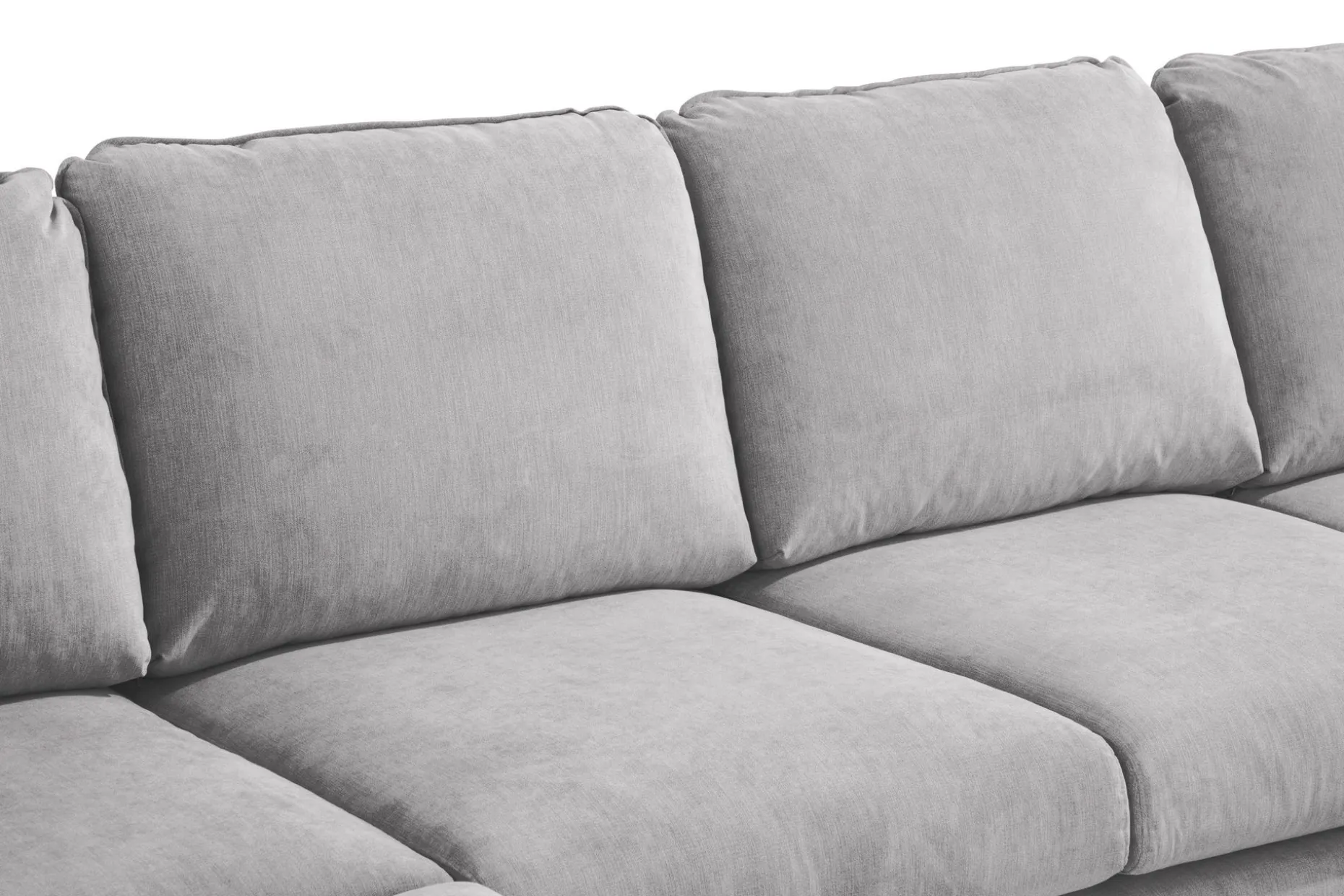 Trend Lyx 4-seters Høyrevendt U-formet Sofa med Divan og Sjeselong i Stoff
