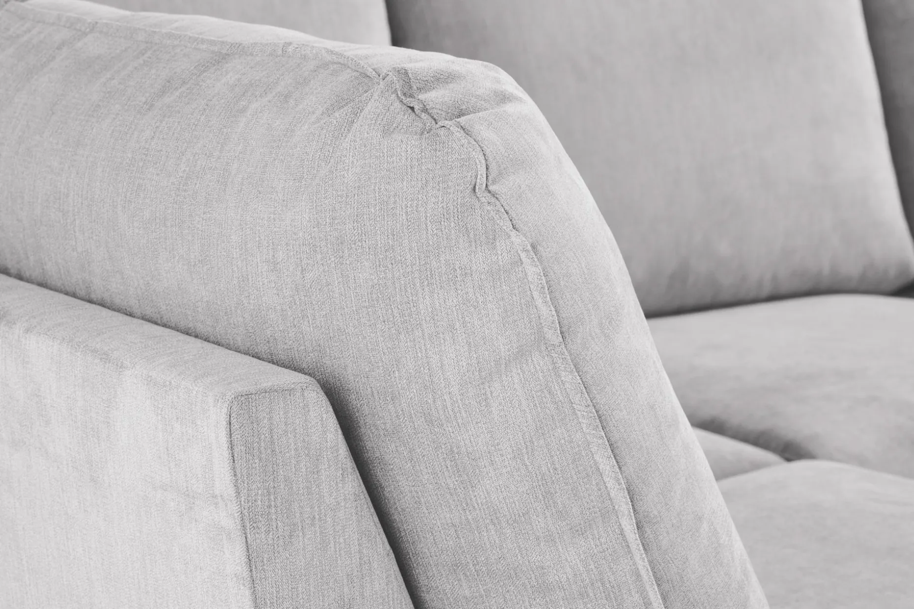 Trend Lyx 4-seters Høyrevendt U-formet Sofa med Divan og Sjeselong i Stoff
