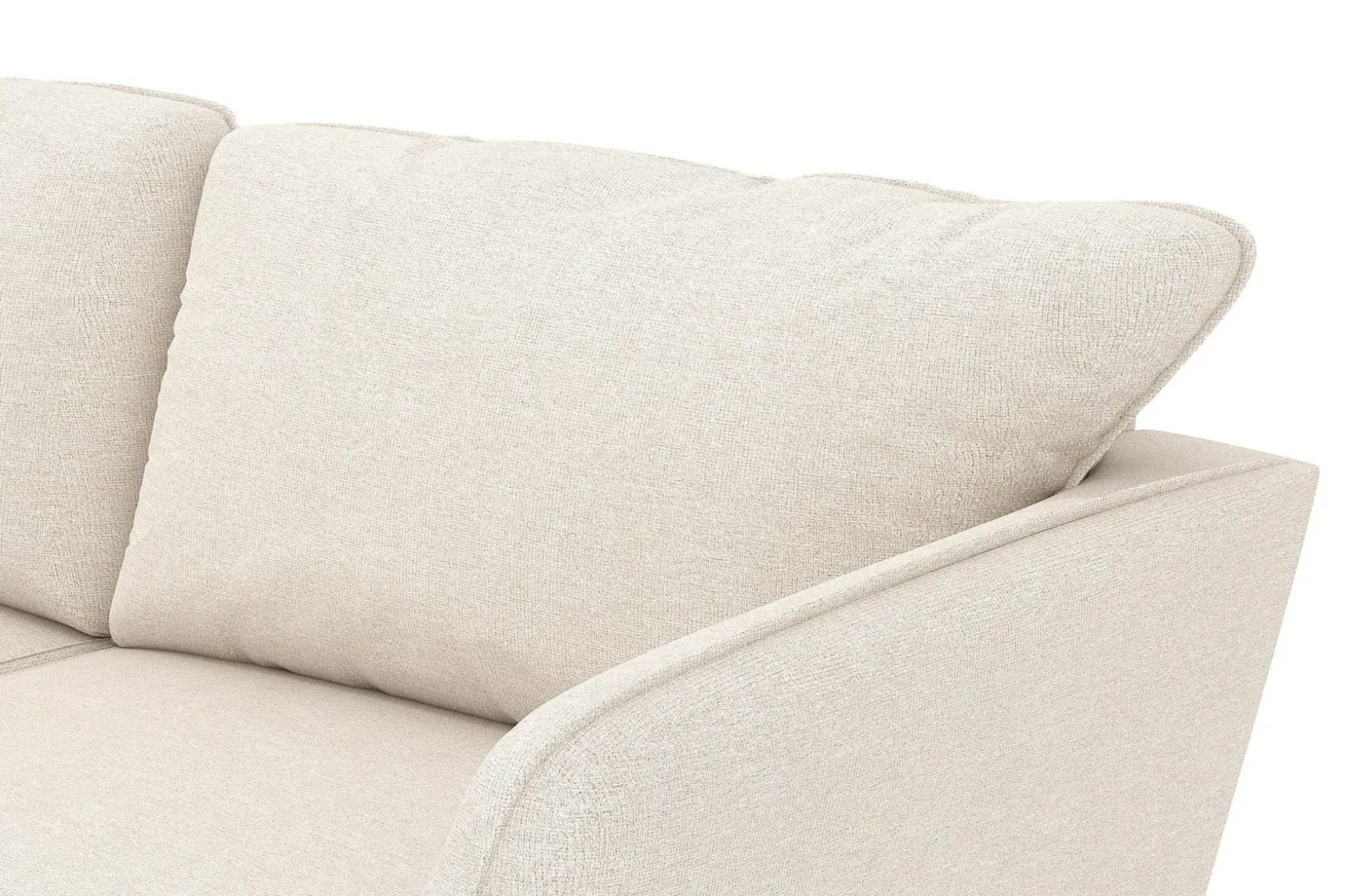 Trend Lyx 4-seters Høyrevendt U-formet Sofa med Divan og Sjeselong i Stoff