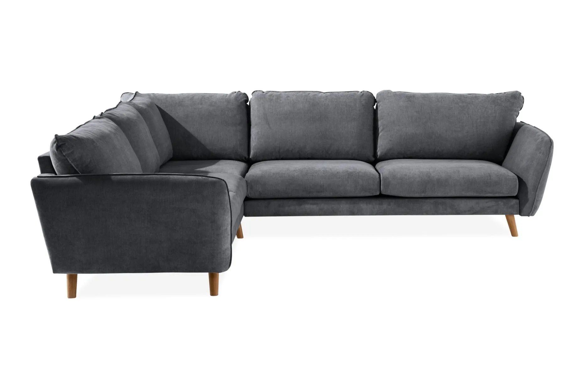 Trend Lyx 6-seters Vendbar L-formet Hjørnesofa i Stoff