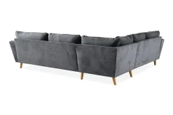 Trend Lyx 6-seters Vendbar L-formet Hjørnesofa i Stoff