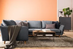 Trend Lyx 6-seters Vendbar L-formet Hjørnesofa i Stoff