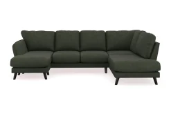 Trend Lyx 4-seters Venstrevendt U-formet Sofa med Divan og Sjeselong i Manchester