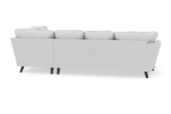 Trend Lyx 4-seters Venstrevendt U-formet Sofa med Divan og Sjeselong i Stoff