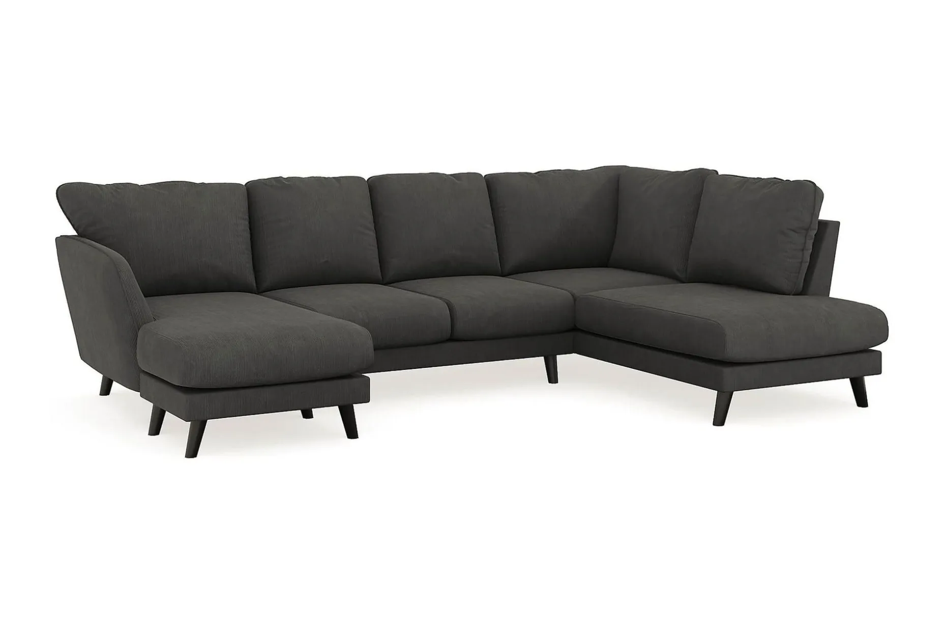 Trend Lyx 4-seters Venstrevendt U-formet Sofa med Divan og Sjeselong i Manchester