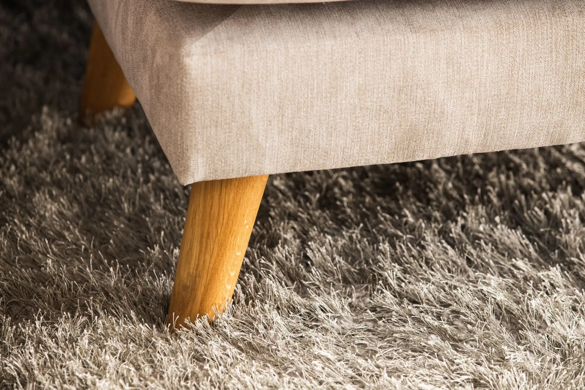 Trend Lyx 4-seters Venstrevendt U-formet Sofa med Divan og Sjeselong i Stoff