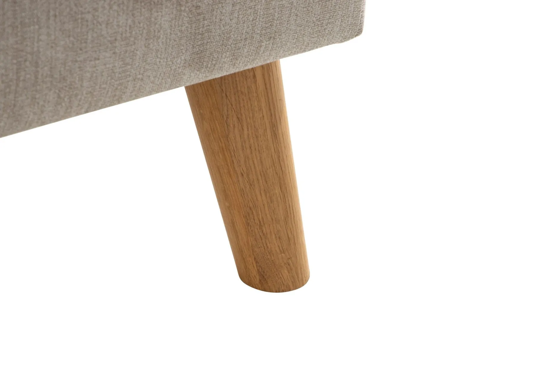 Trend Lyx 4-seters Venstrevendt L-formet Sjeselongsofa i Stoff