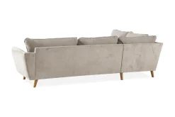Trend Lyx 4-seters Venstrevendt L-formet Sjeselongsofa i Stoff