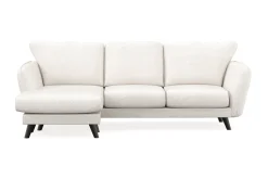 Trend Lyx 3-seters Venstrevendt L-formet Sjeselongsofa i Bouclé