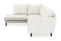 Trend Lyx 4-seters Venstrevendt L-formet Sjeselongsofa i Bouclé