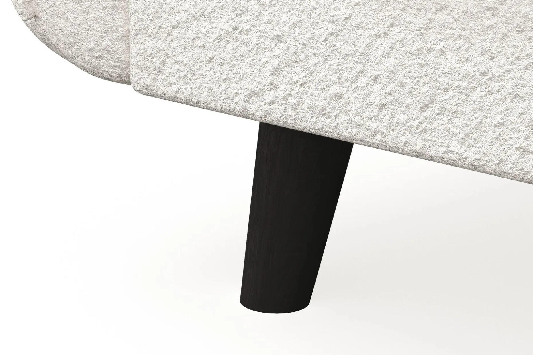 Trend Lyx 4-seters Venstrevendt L-formet Sjeselongsofa i Bouclé