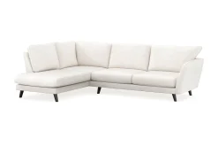 Trend Lyx 4-seters Venstrevendt L-formet Sjeselongsofa i Bouclé
