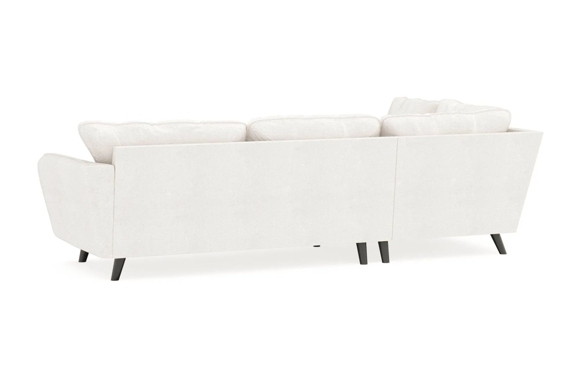 Trend Lyx 4-seters Venstrevendt L-formet Sjeselongsofa i Bouclé