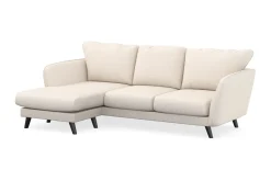 Trend Lyx 3-seters Venstrevendt L-formet Sjeselongsofa i Stoff