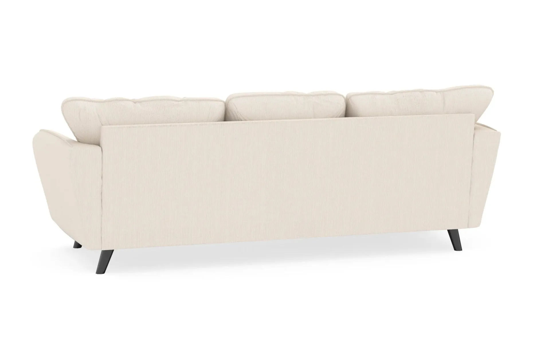 Trend Lyx 3-seters Venstrevendt L-formet Sjeselongsofa i Stoff
