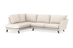 Trend Lyx 4-seters Venstrevendt L-formet Sjeselongsofa i Stoff