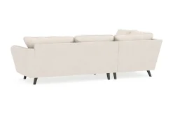Trend Lyx 4-seters Venstrevendt L-formet Sjeselongsofa i Stoff