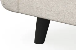 Trend Lyx 4-seters Venstrevendt L-formet Sjeselongsofa i Stoff
