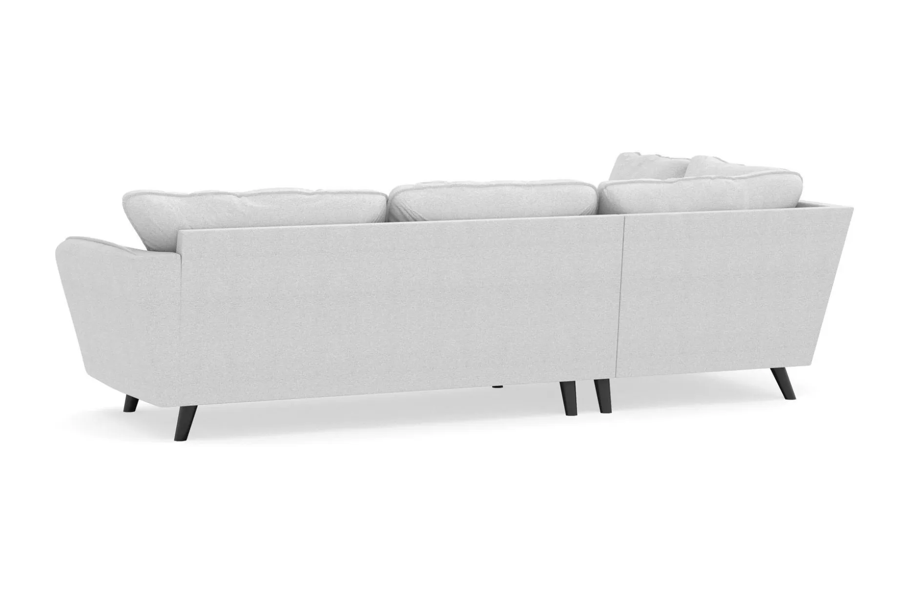 Trend Lyx 4-seters Venstrevendt L-formet Sjeselongsofa i Stoff