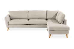 Trend 4-seters Høyrevendt L-formet Sjeselongsofa i Stoff 280 cm bred