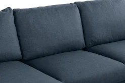 Trend 4-seters Høyrevendt U-formet Sofa med Divan og Sjeselong i Stoff