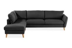 Trend 4-seters Venstrevendt L-formet Sjeselongsofa i Stoff