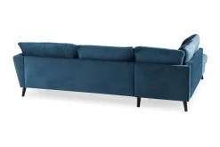 Trend 4-seters Venstrevendt L-formet Sjeselongsofa i Fløyel