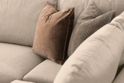 Trend 4-seters Venstrevendt U-formet Sofa med Divan og Sjeselong i Stoff