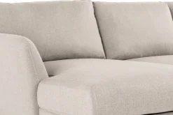 Trend 4-seters Venstrevendt U-formet Sofa med Divan og Sjeselong i Stoff