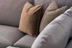 Trend 5-seters Venstrevendt U-formet Hjørnesofa med Divan i Stoff