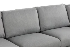 Trend 5-seters Venstrevendt U-formet Hjørnesofa med Divan i Stoff