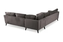 Trend 5-seters Venstrevendt U-formet Hjørnesofa med Divan i Fløyel