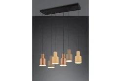 Trio Lighting Agudo taklampe 6L E27 flerfarget