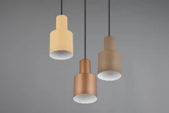 Trio Lighting Agudo Taklampe 3L E27 flerfarget