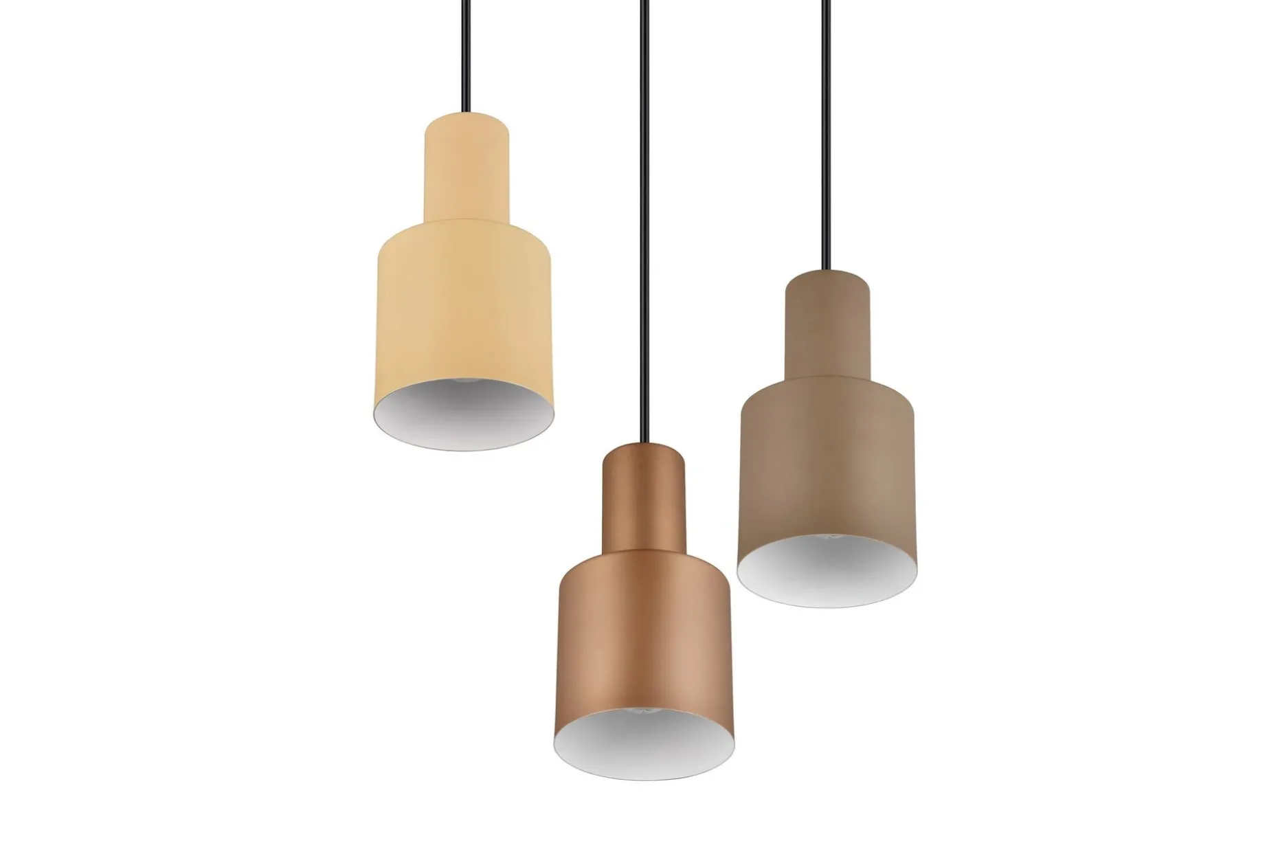 Trio Lighting Agudo Taklampe 3L E27 flerfarget