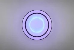 Trio Lighting Arco LED plafond matt svart starlight RGBW