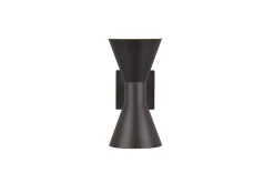 Trio Lighting Ardas Vegglampe 2L GU10 matt svart