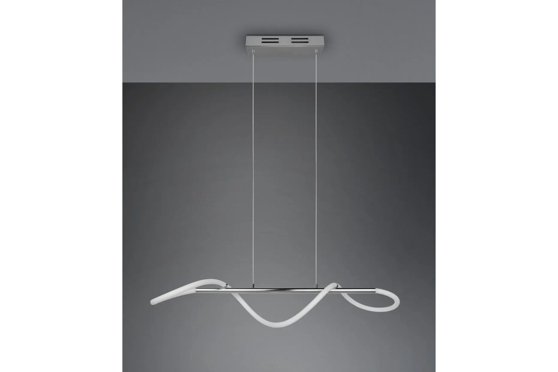 Trio Lighting Argos LED Taklampe Krom 4000K