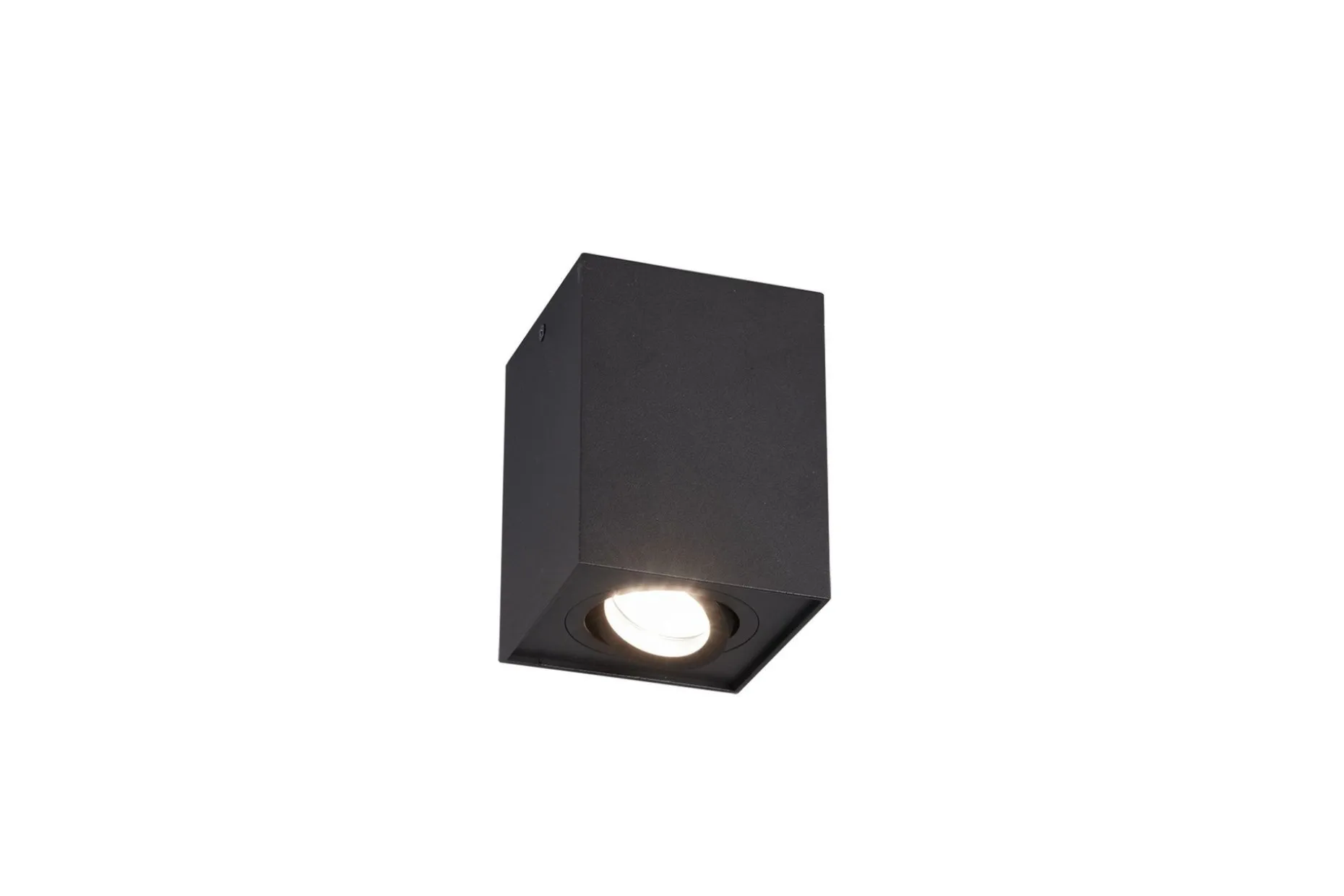 Trio Lighting Biscuit plafond GU10 matt svart