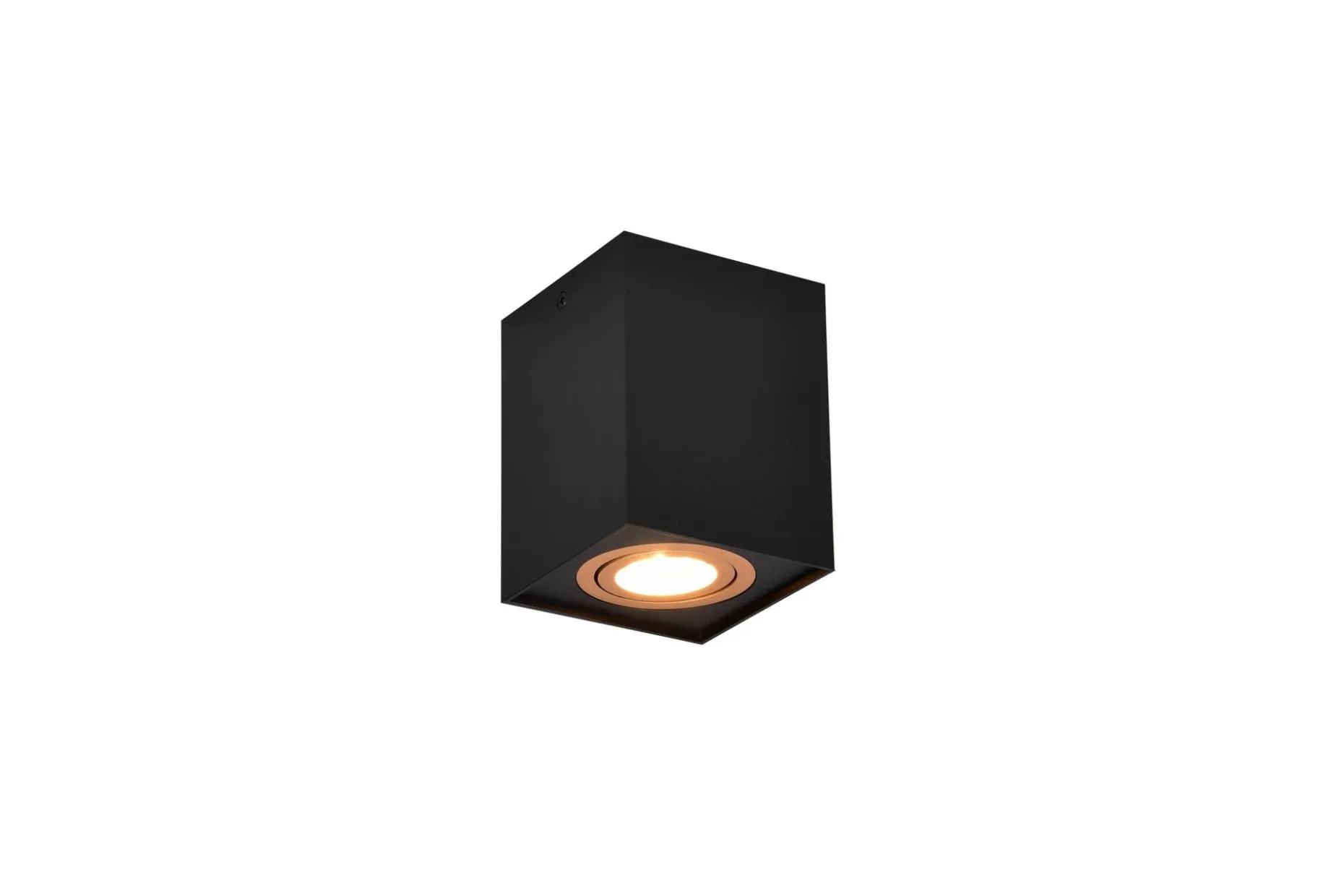 Trio Lighting Biscuit plafond GU10 svart/gull