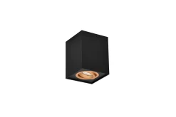 Trio Lighting Biscuit plafond GU10 svart/gull