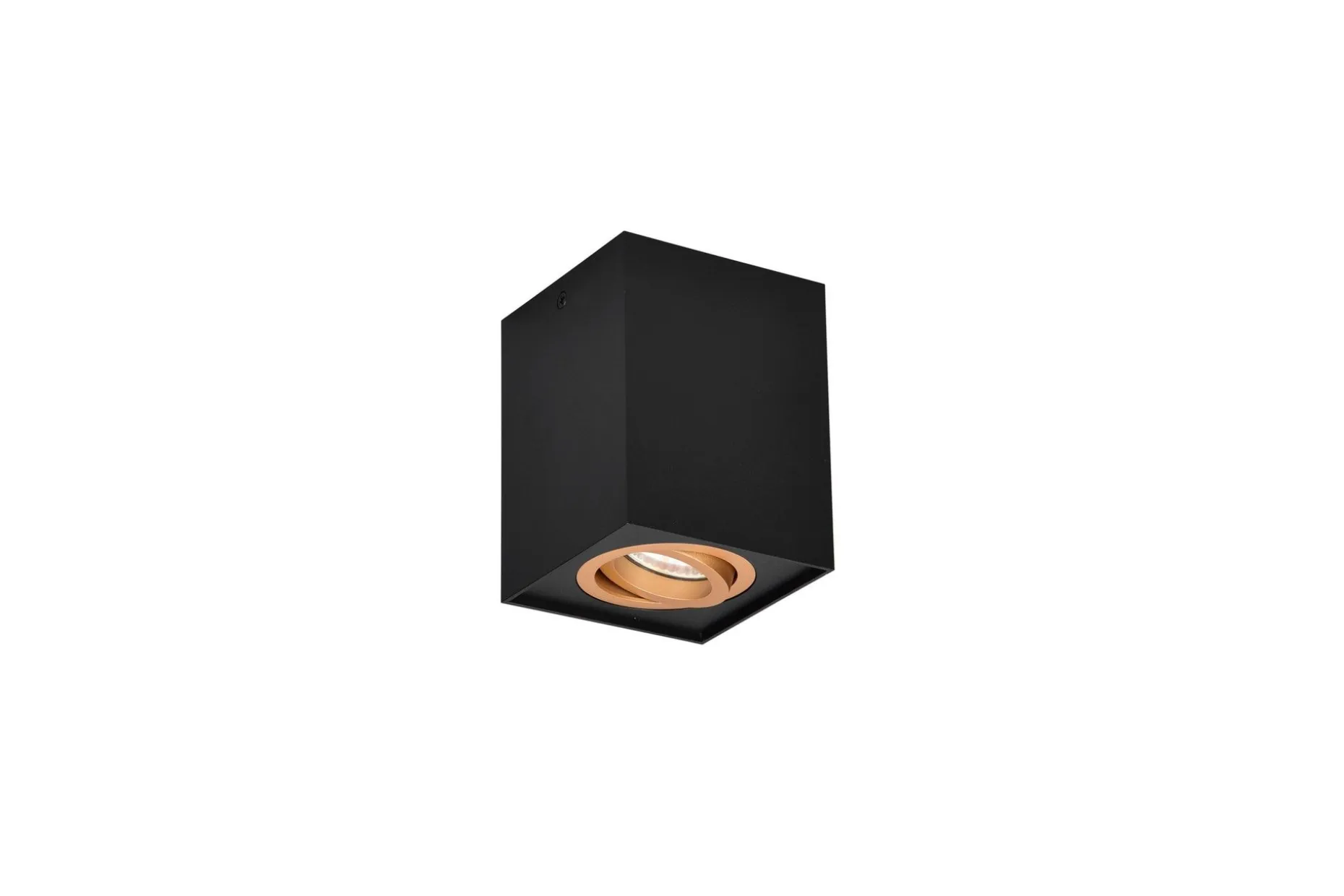Trio Lighting Biscuit plafond GU10 svart/gull
