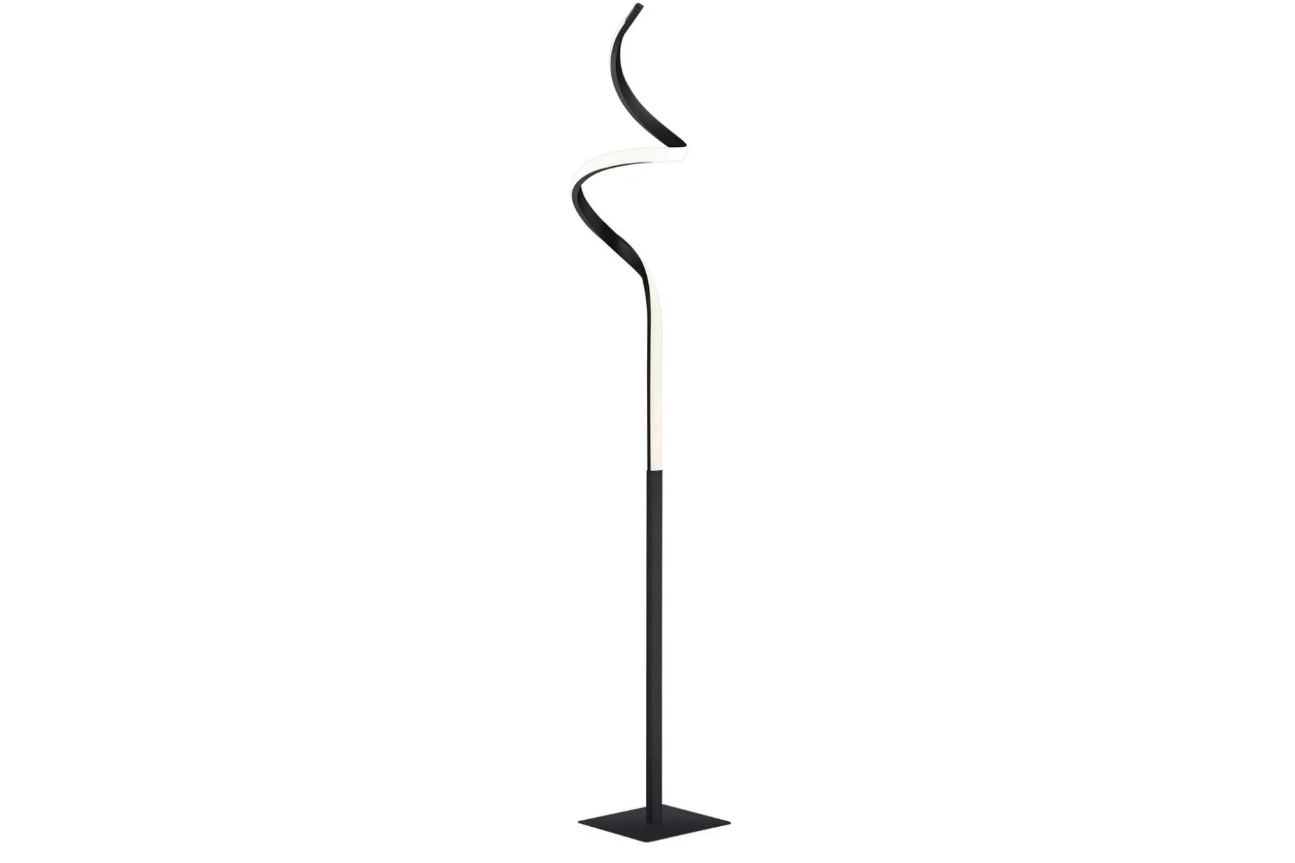 Trio Lighting Course LED gulvlampe matt sort