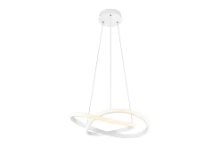 Trio Lighting Course LED taklampe matt hvit 4000K