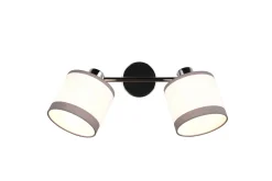 Trio Lighting Davos spotlight 2L E14 krom/hvit