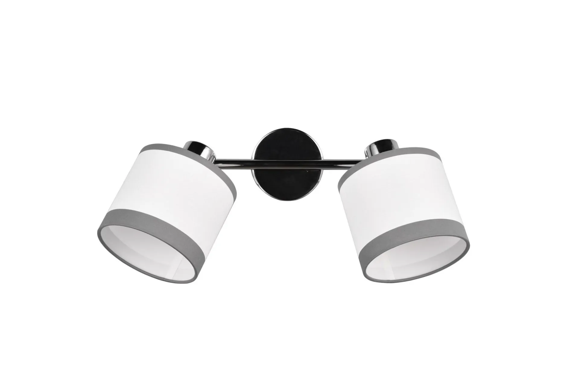 Trio Lighting Davos spotlight 2L E14 krom/hvit