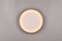 Trio Lighting Doha LED plafond 45 cm kaffe brun
