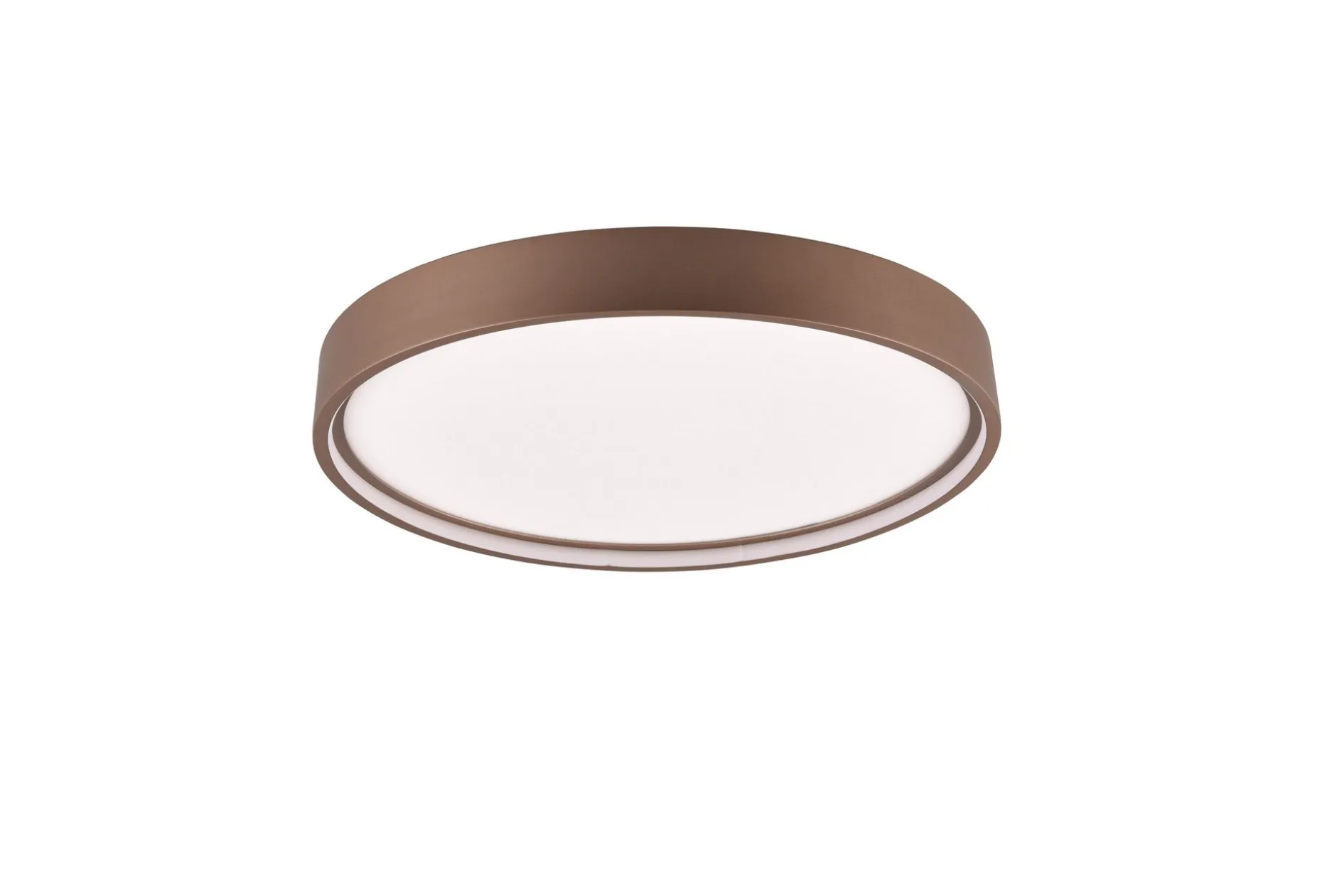 Trio Lighting Doha LED plafond 45 cm kaffe brun